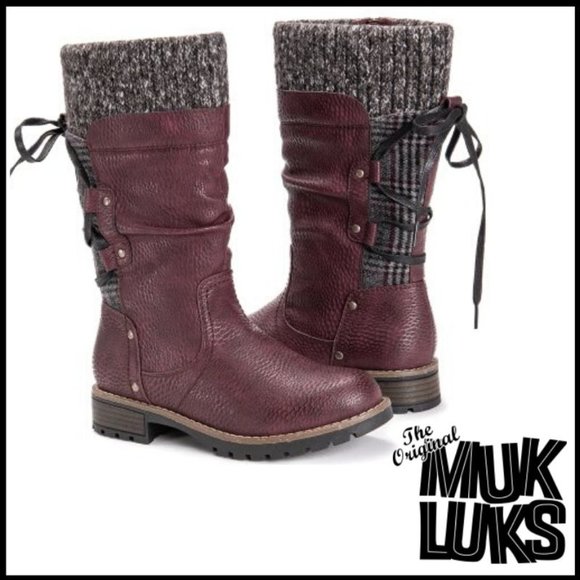 Muk Luks Shoes - *coming* MUK LUKS Black Joni Boots Women's